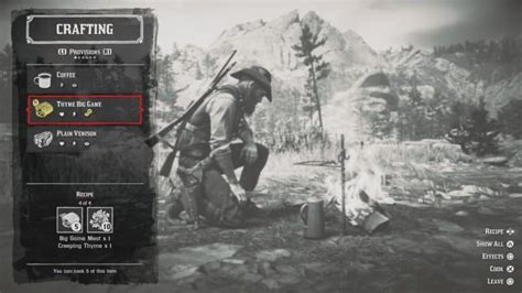 stringy fish meat|Cooking & Crafting Guide for RDR2 Story Mode.